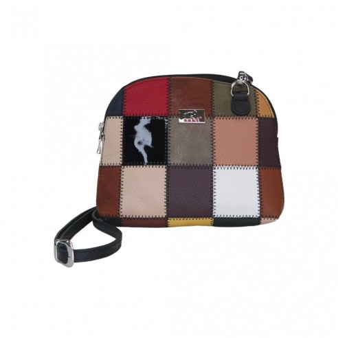 WOMEN'S LEATHER PATCHWORK BAG P7567