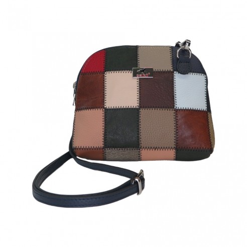 WOMEN'S LEATHER PATCHWORK BAG P7567