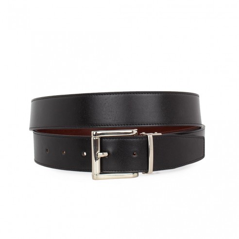 LEATHER MEN'S BELT SS10-DOUBLE FACED
